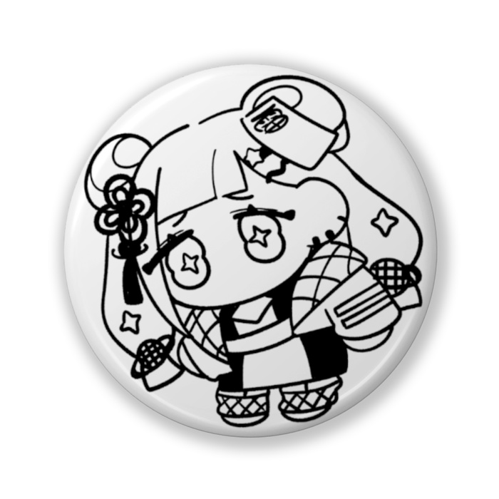 【缶バッチ32mm】3種類