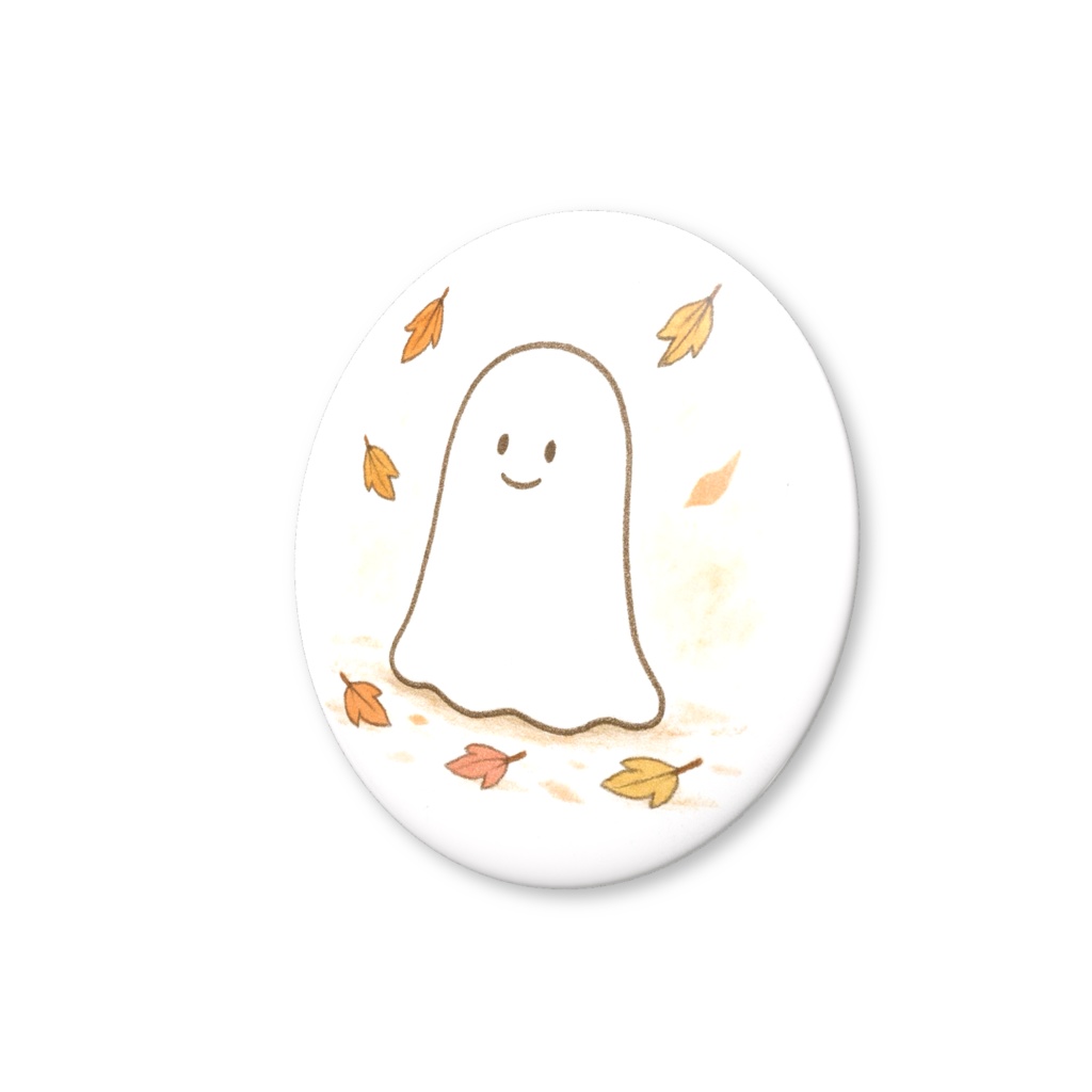 缶バッチ おばけ