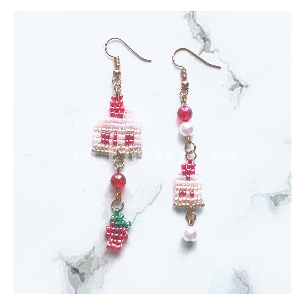 【Enchanted Tea Party】ショートケーキ ピアス