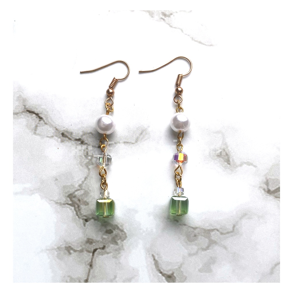 【Bubble Apothecary】メロンソーダフロート ピアス