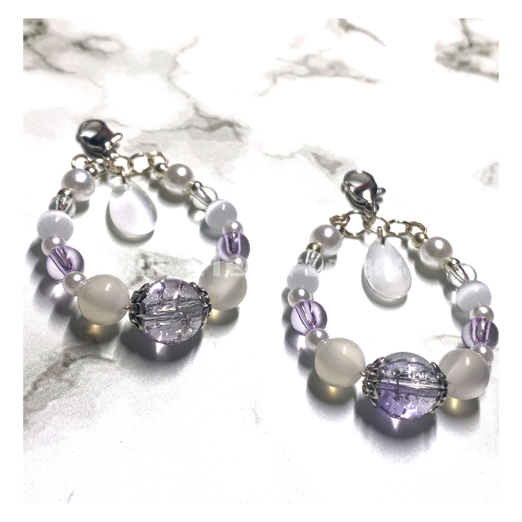 【Moon & Butterfly】Crystal チャーム