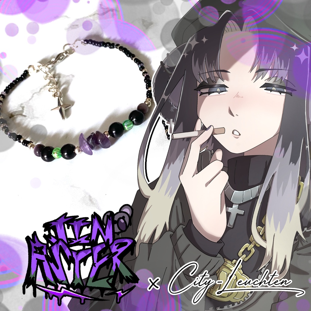JIN ASTER コラボ天然石ブレスレット