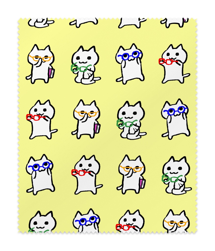 にゃーんメガネ拭き