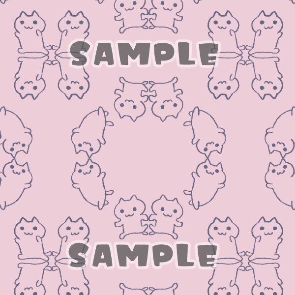 にゃーん手帳型Androidケース