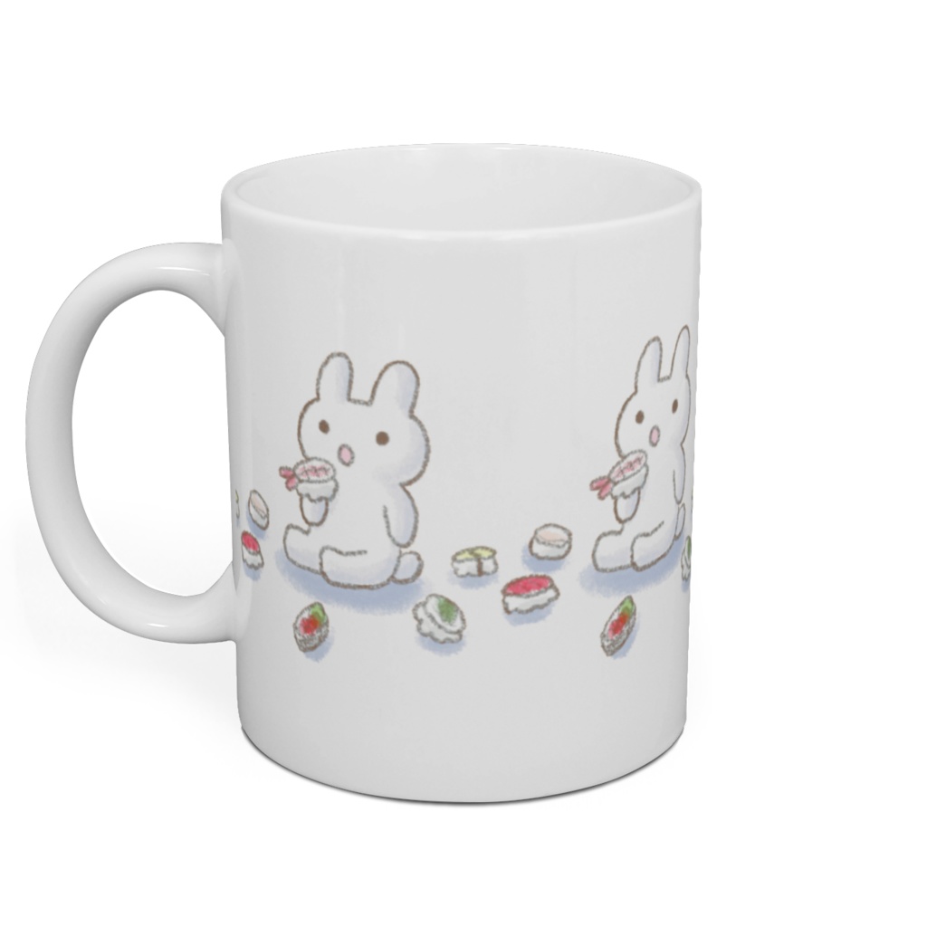すしうさちゃんマグカップ