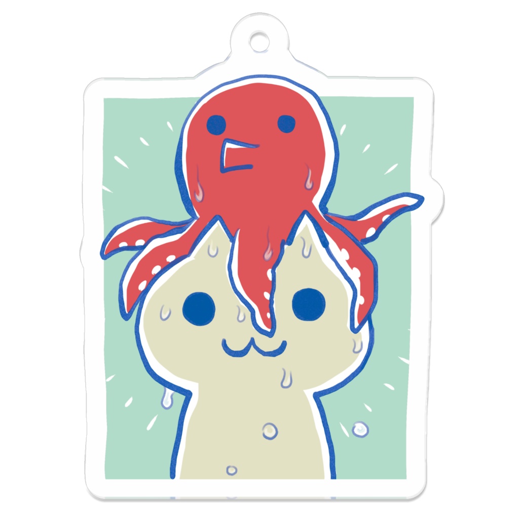 にゃーんたこアクキー