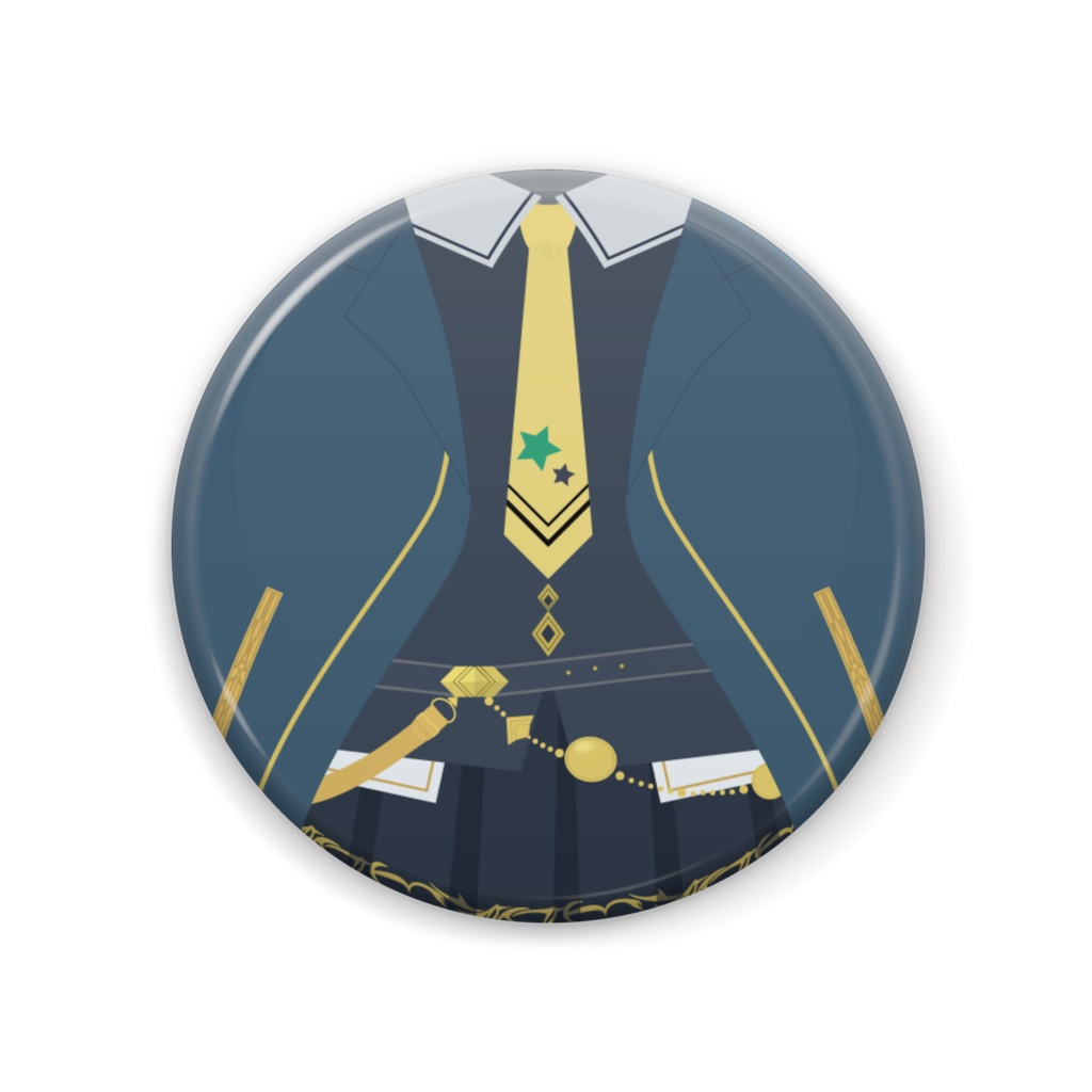 ウマ娘勝負服イメージ缶バッジ『マンハッタンカフェ』