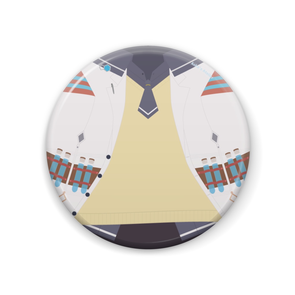 ウマ娘勝負服イメージ缶バッジ『アグネスタキオン』