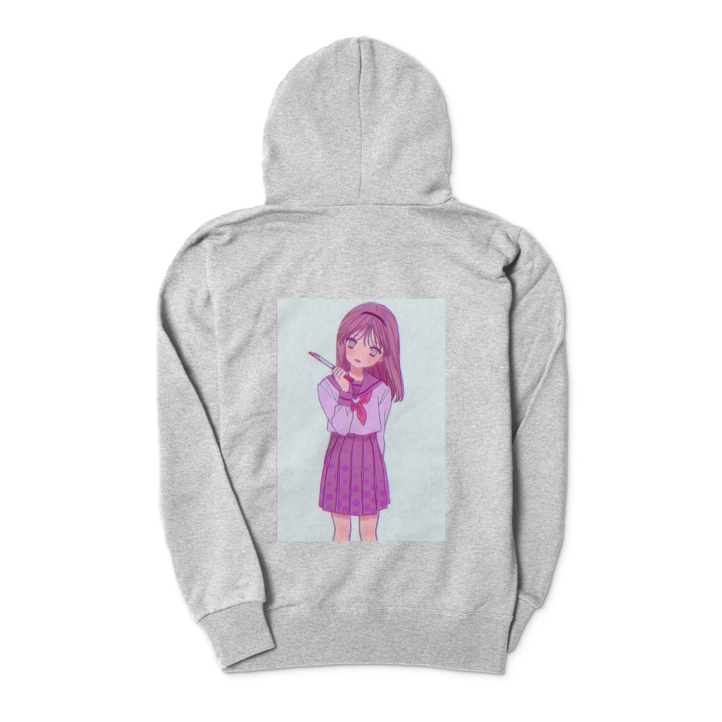 セーラー服 女の子 イラスト パーカー