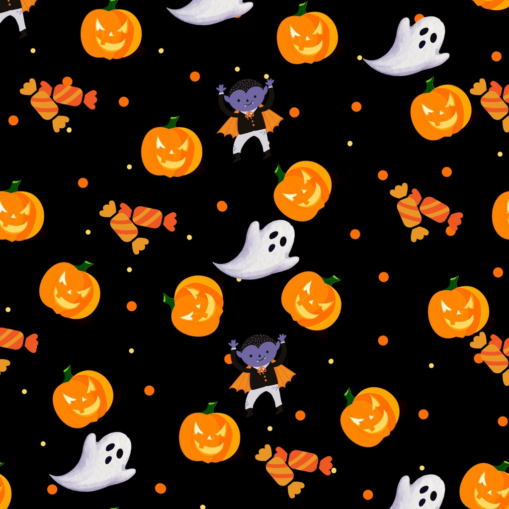 ハロウィン　デジタルペーパー