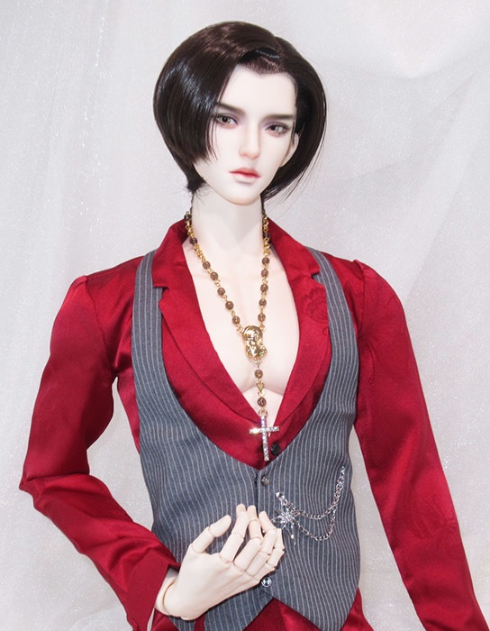 55cm~75cmドール用 ロザリオアクセサリー(天然石)