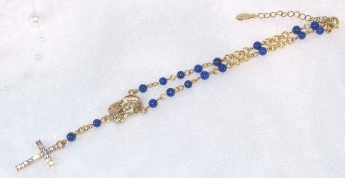 55cm~75cmドール用 ロザリオアクセサリー(天然石)