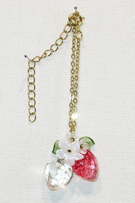 小花いちごのチャームポシェット オビツ11 1/12サイズ PRGPG