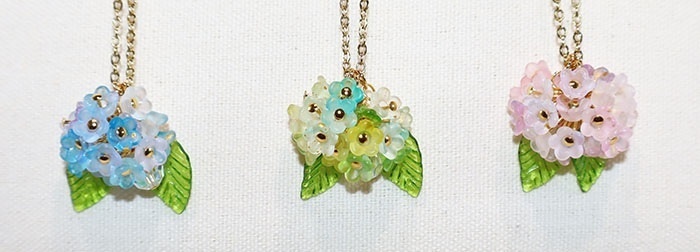 ピケノ紫陽花のチャームポシェット-オビツ11 1/12サイズ PRGPG