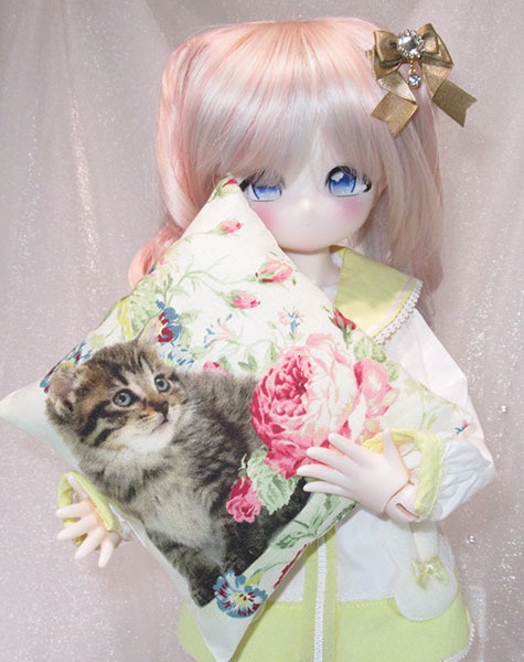 猫クッション-ドール用 PRGPG