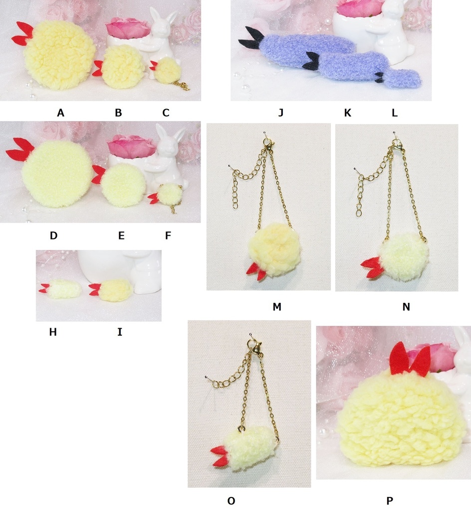 えび天 抱きぐるみ ポシェット-オビツ11 kumukuku cocoriang 1/12 1/4 1/6 PRGPG