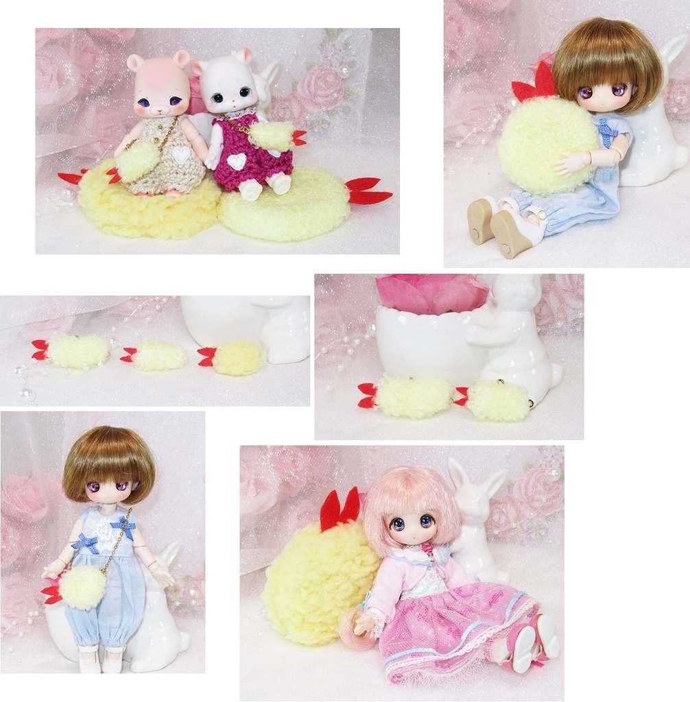 えび天 抱きぐるみ ポシェット-オビツ11 kumukuku cocoriang 1/12 1/4 1/6 PRGPG