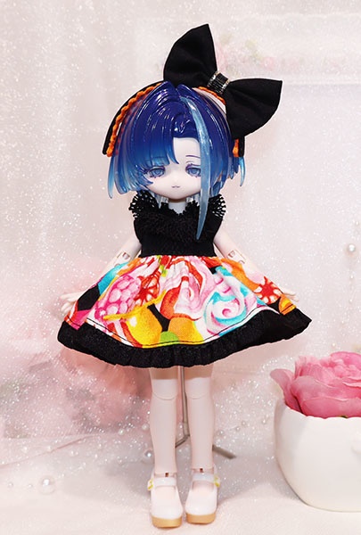 お菓子のワンピースセット-オビツ11 1/12サイズ PRGPG