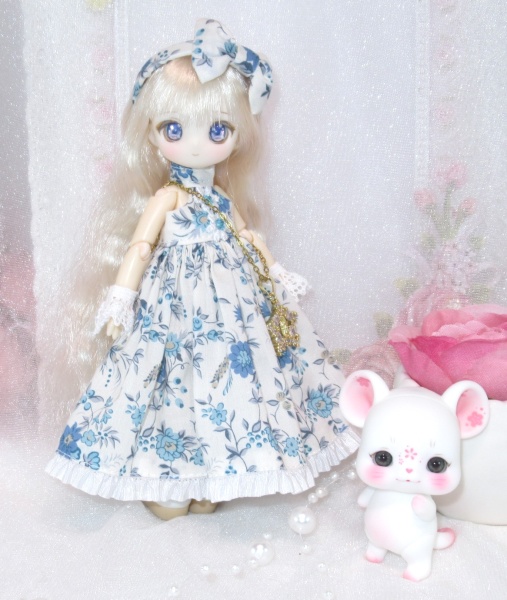 ホルダーネックドレス-オビツ11 1/12サイズ PRGPG