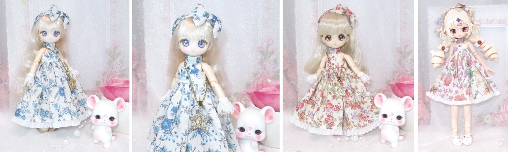 ホルダーネックドレス-オビツ11 1/12サイズ PRGPG