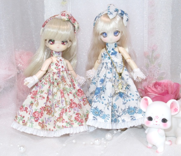 ホルダーネックドレス-オビツ11 1/12サイズ PRGPG