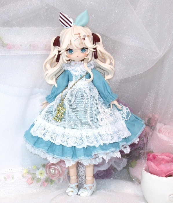 エプロン付きクラシカルワンピース-SugaryGirls LULUYA 1/8 PRGPG