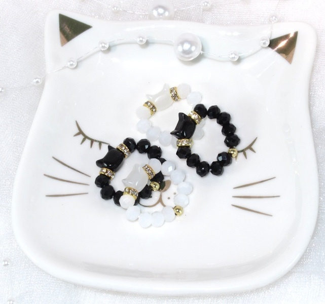 猫ビーズのブレスレット-TinyFox(1/6) PRGPG