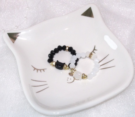猫ビーズのブレスレット-DD Angell Studio PRGPG
