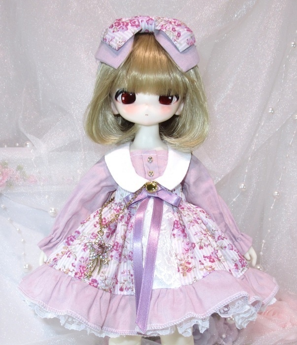 スイートワンピースのお洋服セット-TinyFox/幼SD/imomodoll PRGPG