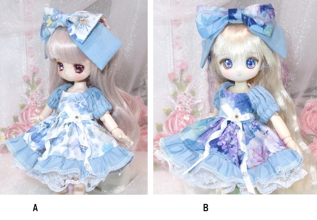 オビツ11 シュガーカップス◆リボンワンピース◆1/12 PRGPG