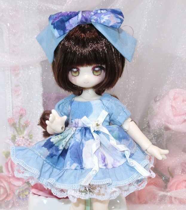 オビツ11 シュガーカップス◆リボンワンピース◆1/12 PRGPG