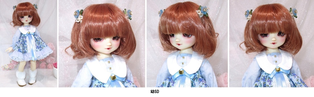 1/12～1/3◆花小町の髪飾り◆オビツ11 TinyFox SD13 PRGPG