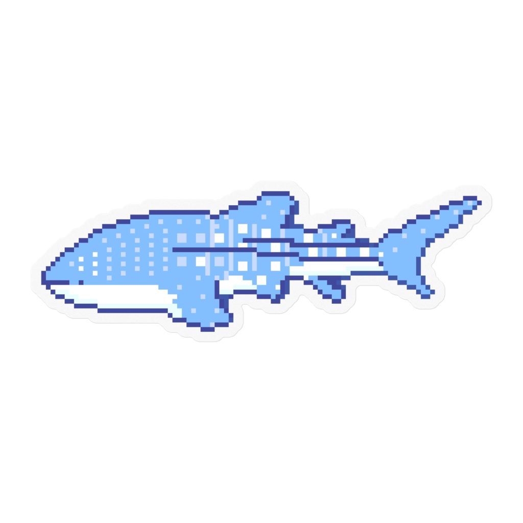 DOT SHARK GALLERY クリアステッカー ジンベエザメ