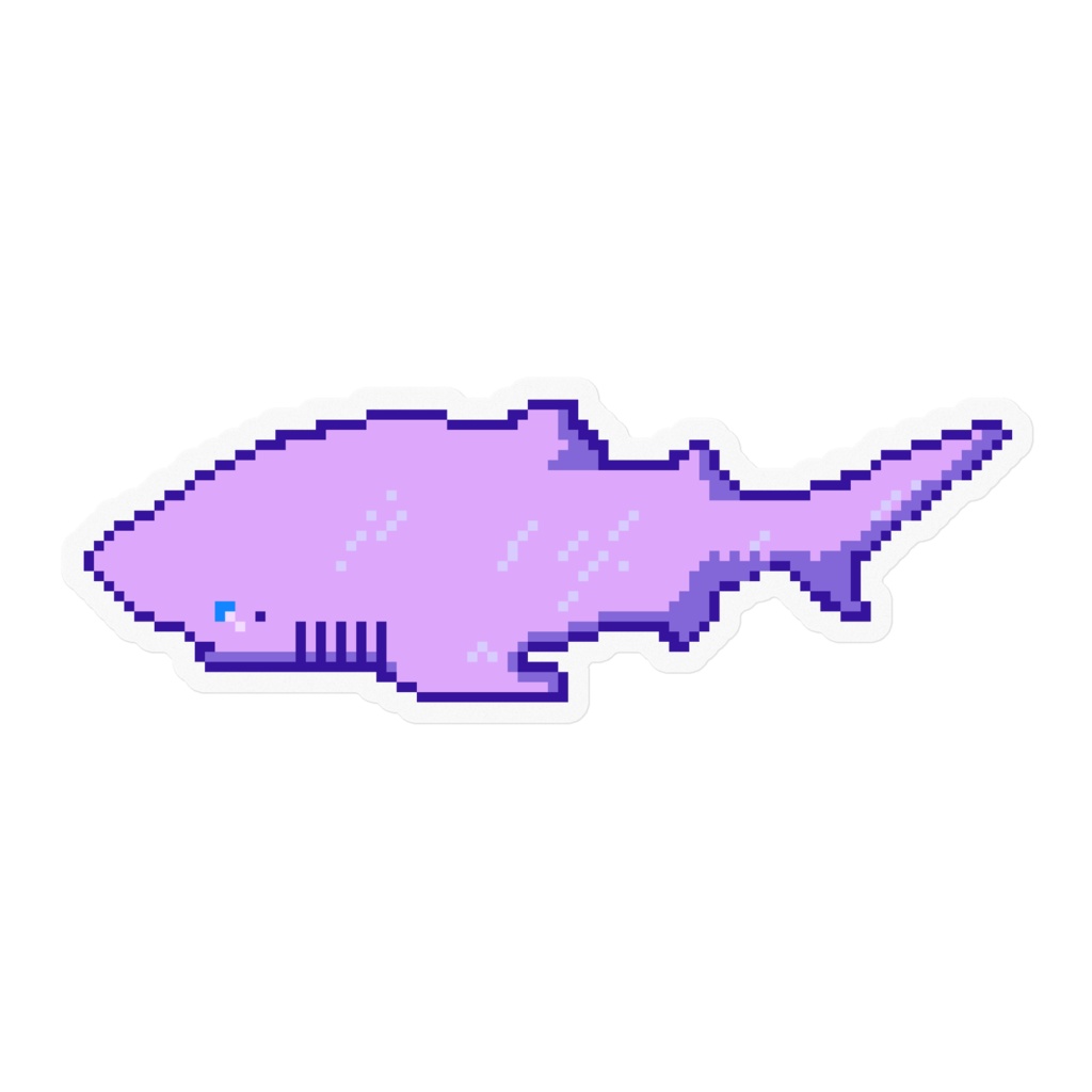 DOT SHARK GALLERY クリアステッカー ニシオンデンザメ