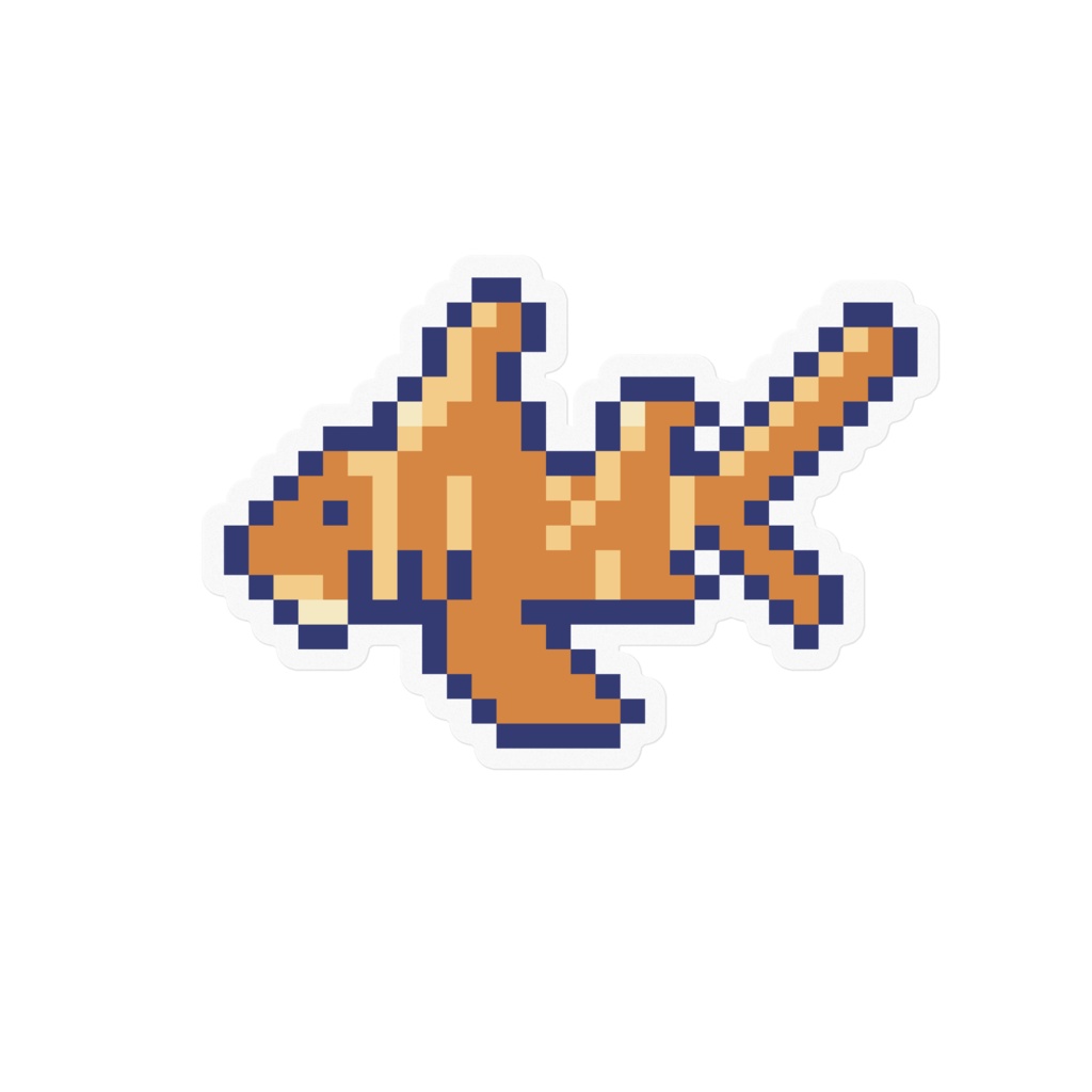 DOT SHARK GALLERY クリアステッカー ネコザメ