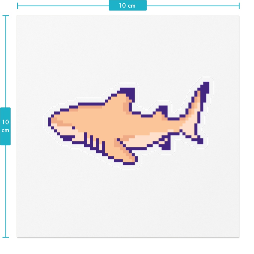 DOT SHARK GALLERY クリアステッカー ツマグロ