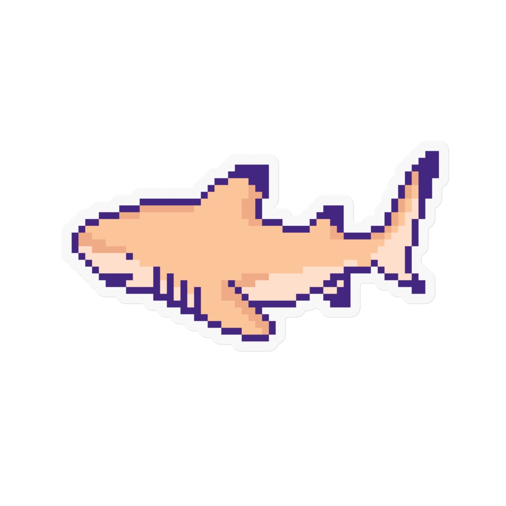 DOT SHARK GALLERY クリアステッカー ツマグロ