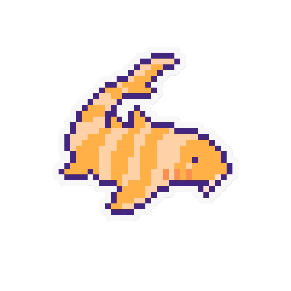 DOT SHARK GALLERY クリアステッカー イヌザメ