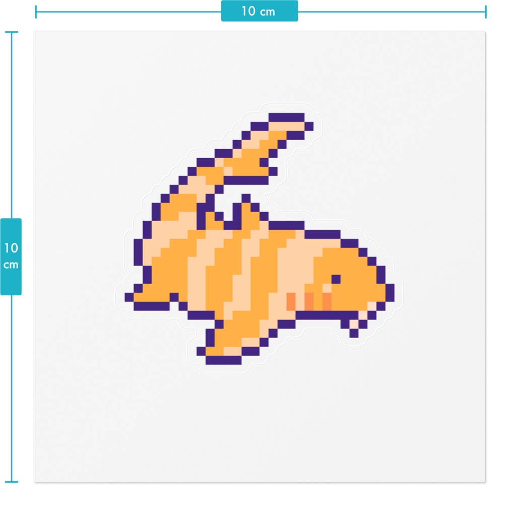 DOT SHARK GALLERY クリアステッカー イヌザメ