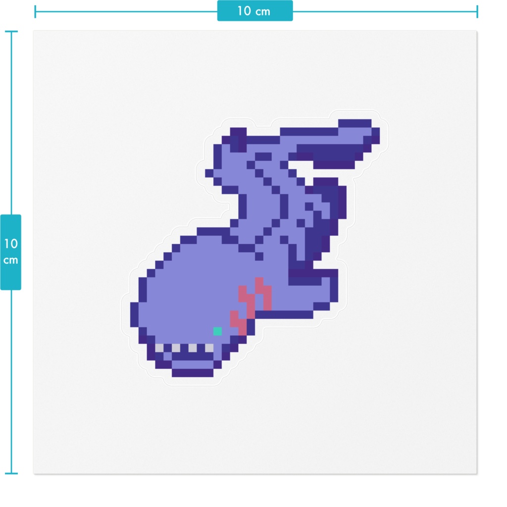 DOT SHARK GALLERY クリアステッカー ラブカ
