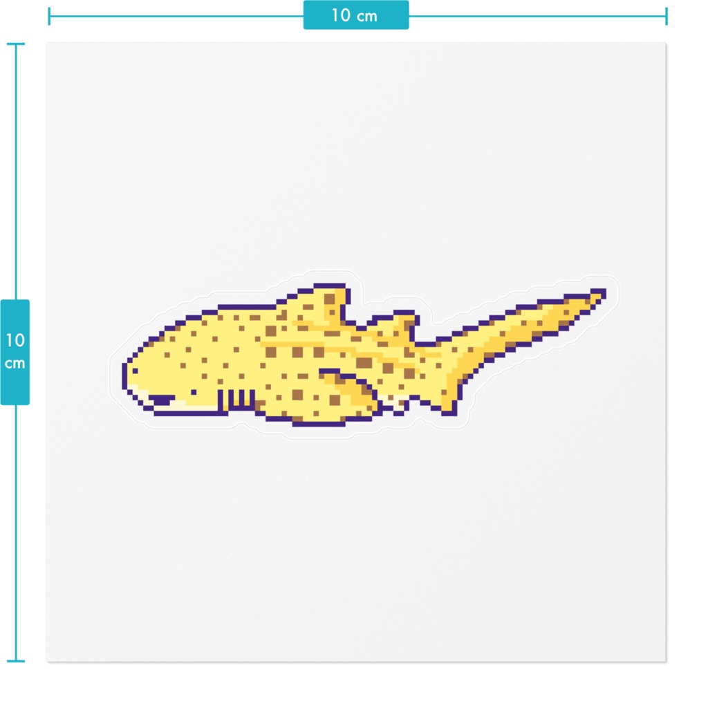 DOT SHARK GALLERY クリアステッカー トラフザメ