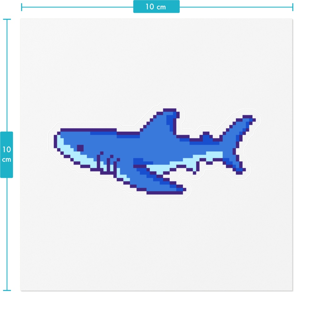 DOT SHARK GALLERY クリアステッカー ヨシキリザメ