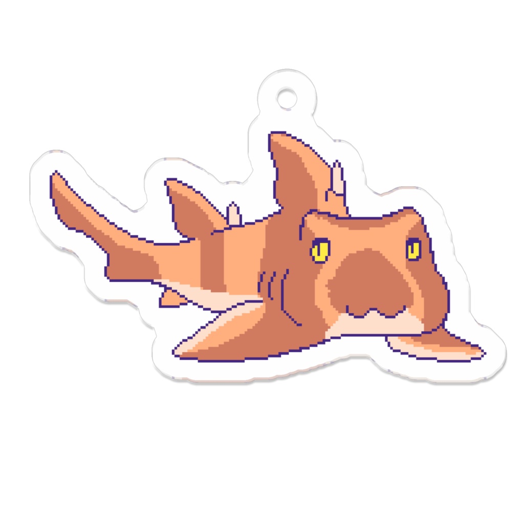 DOT SHARK GALLERY アクリルキーホルダー ネコザメさん