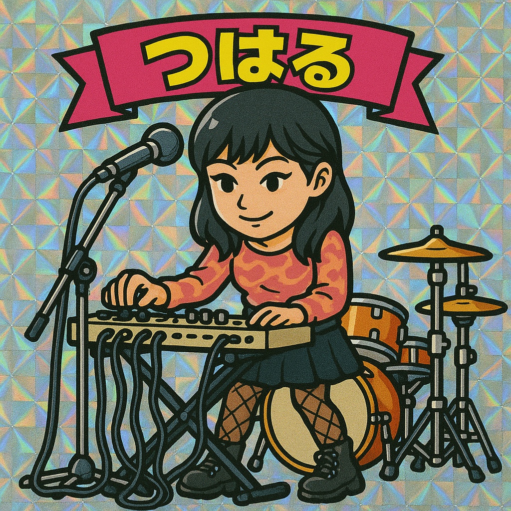 ビックリマンチョコ風シール（つはる・シンセ）