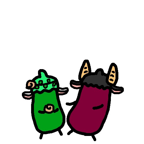 【草乃宿】ナス化の地上絵くろあめキーホルダー