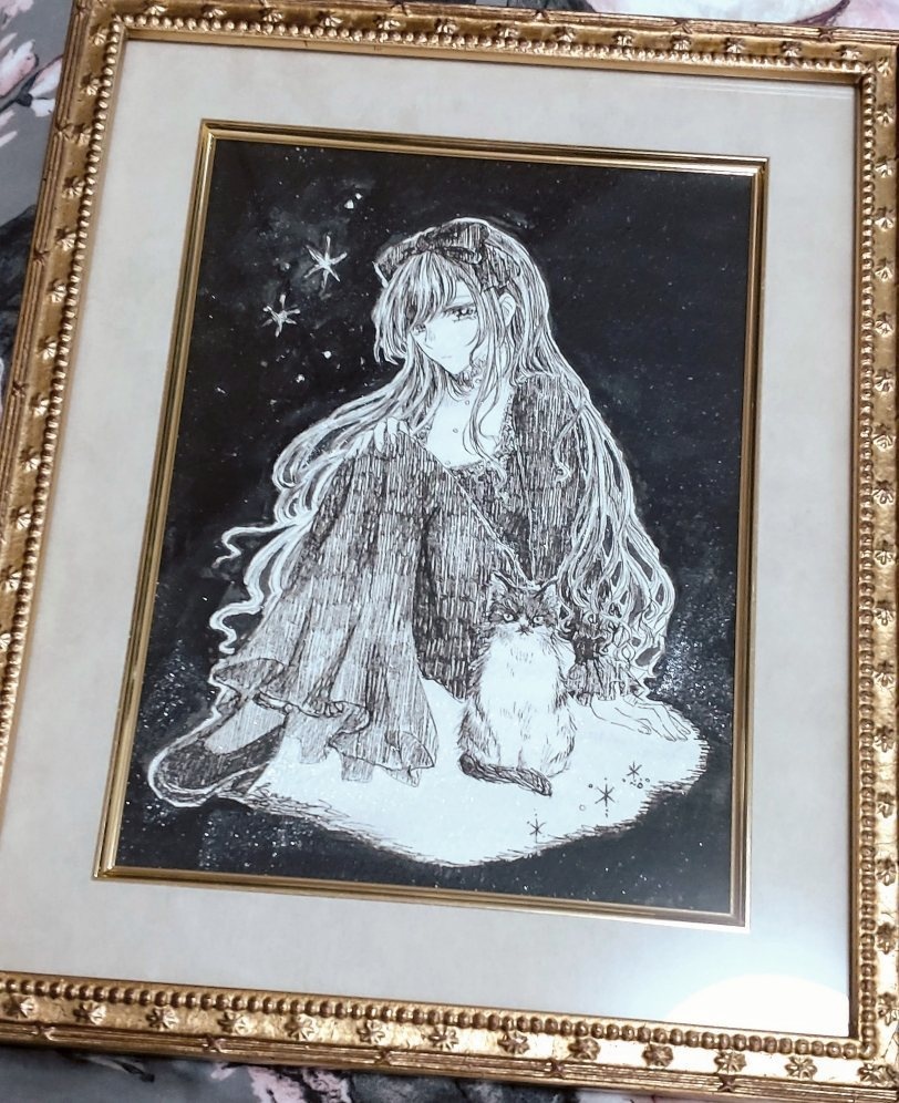 オリジナル額装原画『felis』