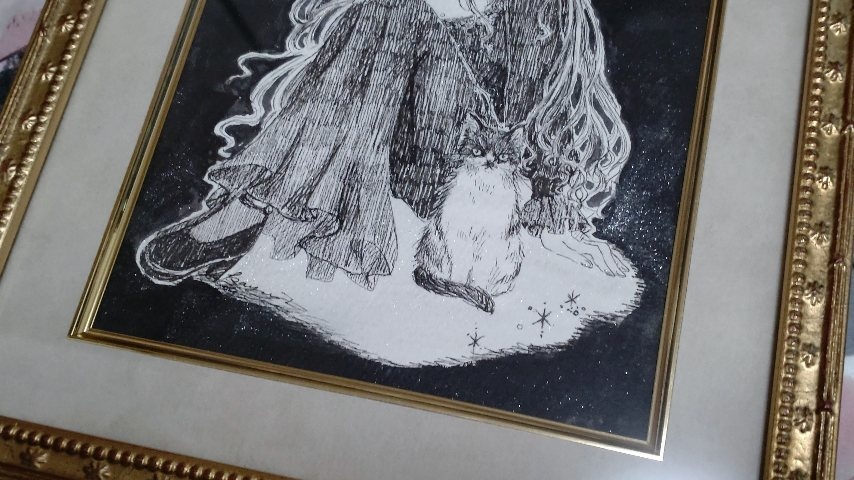 オリジナル額装原画『felis』