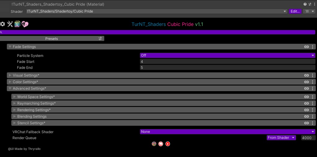 Cubic Pride Screen Space Shader キュービックプライド スクリーンスペースシェーダー