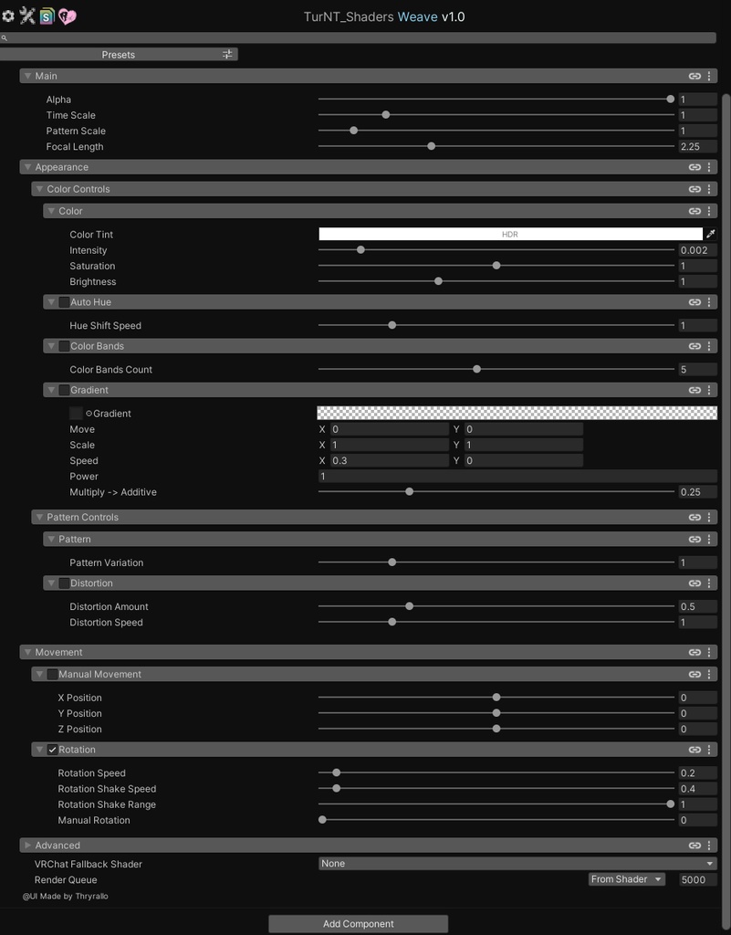 Weave Raymarching Shader ウィーブレイマーチングシェーダー