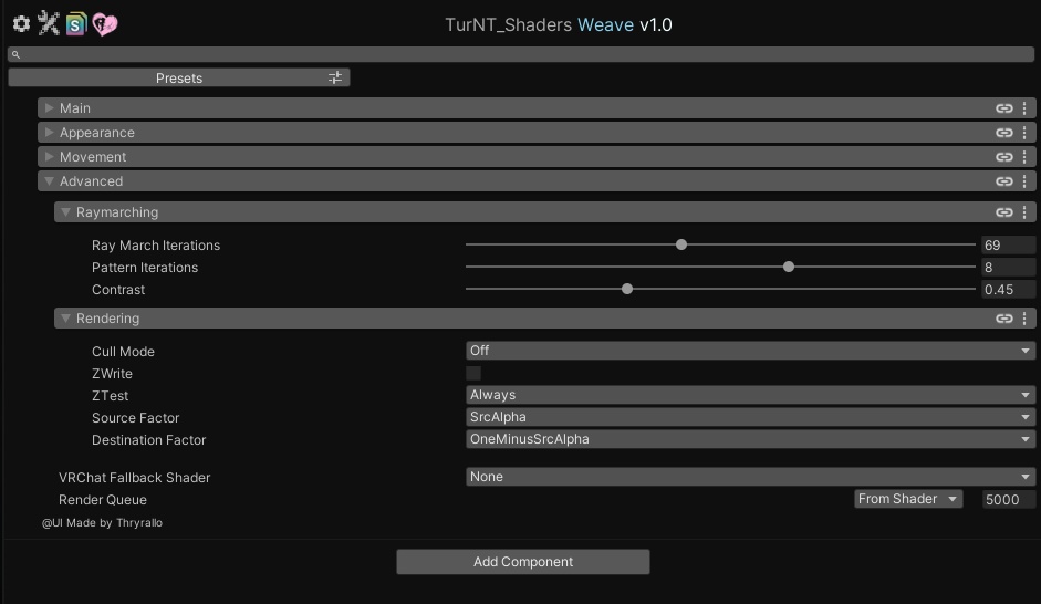 Weave Raymarching Shader ウィーブレイマーチングシェーダー